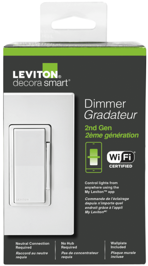 LEVITON D26HD WH DECORA SMART WI-FI 600W DIMMER