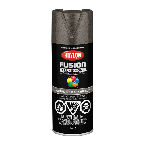 KRYLON FUSION HAMMERED DARK BRONZE 42787