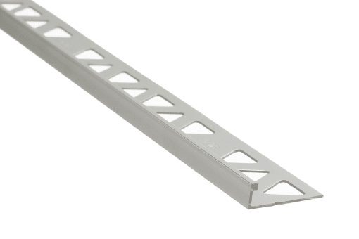 PROVA CM3150SCA08 FLAT TILE EDGE - SATIN CLEAR ANODIZED (SCA) - 5/16 IN. (8 MM) X 8 FT.