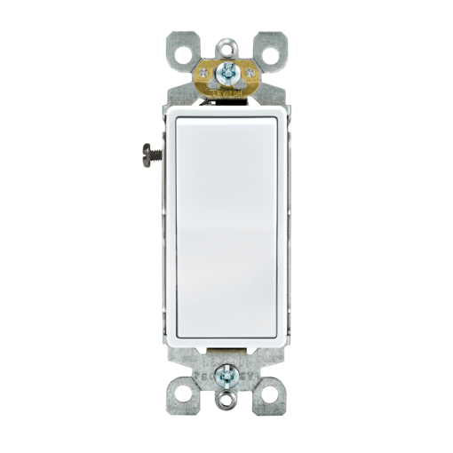 LEVITON 05603 WM SE WH DEC ROCK SW QUIET 3W15A120/277V