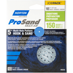 NORTON ProSand - Hook & Sand 5'' Multi-Air Cyclonic P150B