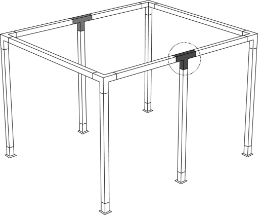 LINX LX002 T/FIT 4X4 SIMPLIFIED PERGOLA SYSTEM