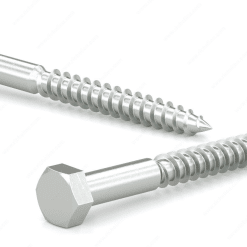 RELIABLE HLZ5164L 5/16X4 LAG SCREW ZINC 50 PCS BOX