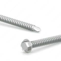 RELIABLE HTZ14112MR 14X1-1/2 ZINC PLATED METAL SCREW HEXAGON 4 PCS