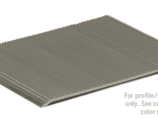 M-D PRO CM1146MIL12D ALUMINUM RIBBED THRESHOLD - MILL FINISH (MIL) - 2-1/2 IN. (63.5 MM) X 12 FT. (3.7 M)