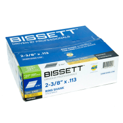 BISSETT S318113-2.5M 2-3/8'' x 0.113 Smooth Shank Stick Nail 2.5M