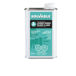 SOLVABLE 53-351 Professional Grade Lacquer Thinner 946 ml