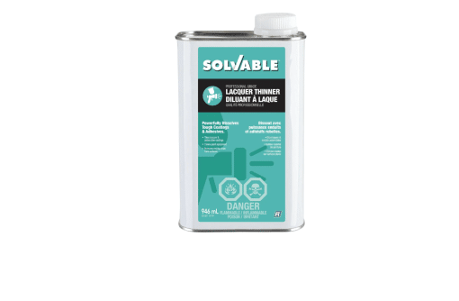 SOLVABLE 53-351 Professional Grade Lacquer Thinner 946 ml