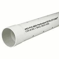 IPEX 3435 3''x10' PERF PVC SEWER PIPE