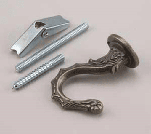 ONWARD 583PEWR PEWTER JUMBO SWAG HOOK SET