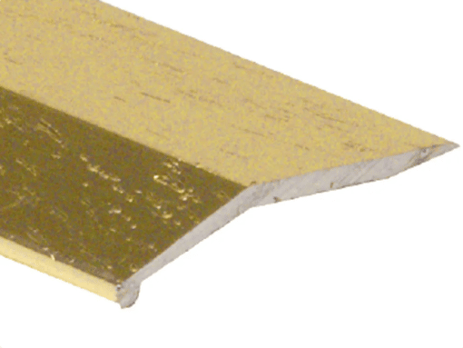 M-D PRO CM2196HGA12 ALUMINUM BEVEL BAR - RESIDENTIAL - HAMMERED GOLD ANODIZED (HGA) - 1-1/2 IN. (38 MM) X 12 FT. (3.7 M)