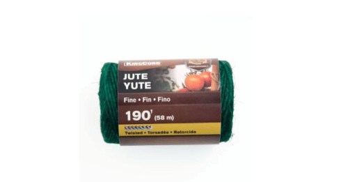 MIBRO 301511BGV1 FINE x 190' JUTE TWINE - GREEN