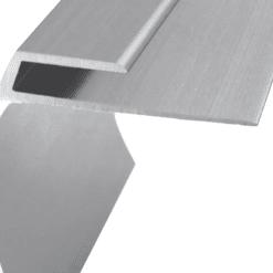 M-D PRO CM2195HSI12 ALUMINUM DROP TREAD STAIR - HAMMERED SILVER (HSI) - 1-1/2 IN. (38 MM) X 12 FT. (3.7 M)