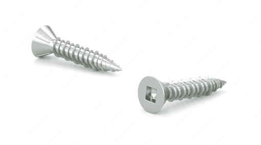 RELIABLE FKNPZ858VP 8X5/8 ZINC-PLATED WOOD SCREW FLAT HEAD PARTICLE  100 PCS