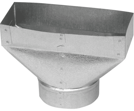 IMPERIAL GV0694 GALVANIZED UNIVERSAL BOOT - 4-IN X 10-IN X 5-IN - STEEL