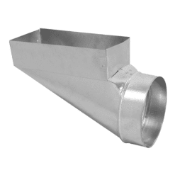 IMPERIAL GV0658 GALVANIZED END BOOT - 4-IN X 10-IN X 5-IN - STEEL