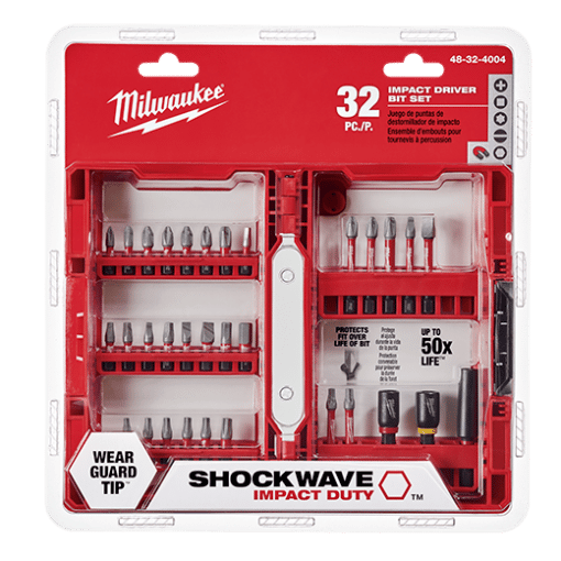 MILWAUKEE 48-32-4004 (5)32PC IMPACT SET SHOCKWAVE