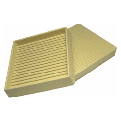 MADICO F31838 Cup 3'' Square Rubber Beige