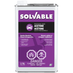 SOLVABLE 53-264 Professional Grade Acetone 3.78 L