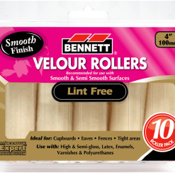 BENNETT 10X4 VELOUR 10 Pack 4'' Velour Roller