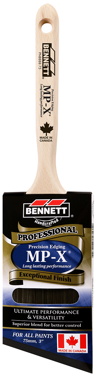 BENNETT PN 8888 75 Pro Poly/Nylon Angular Brush 3''