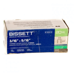 BISSETT BF-D5418-5M HAMMER TACKER STAPLE (ELECTRIC STAPLES) CASE OF 20