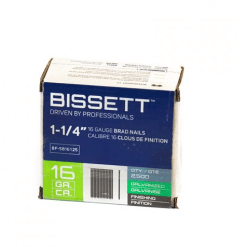 BISSETT BF-SB16125 SB16 1-1/4'' F/NAILS       2.5M