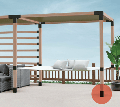 LINX  LX015 UNIFIT 6X6  SIMPLIFIED PERGOLA SYSTEM