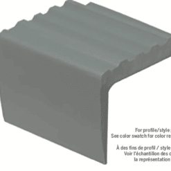 M-D PRO FPNT4330BGE12 2" (5.1 CM) VINYL COMMERCIAL STAIR NOSING - BEIGE - (ST-049) - 2" (5.1 CM) W X 12 FT. (3.7 M) L