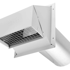 IMPERIAL VT0503 R2 HEAVY DUTY WALL EXHAUST / INTAKE HOOD 6 IN WHITE