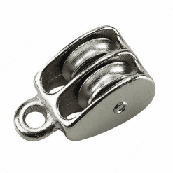 ONWARD 2311CBC CHROME DOUBLE FIXED PULLEY 1''