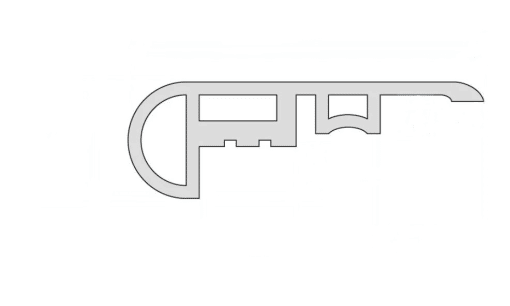 FALCON FLOORS 4.5MM VINYL STAIRNOSING - ICEBERG - 8 LNFT/PC