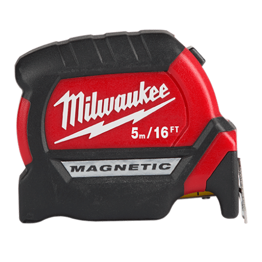 MILWAUKEE 48-22-0317 5M/16' COMPACT MAG TAPE - 12’ SO