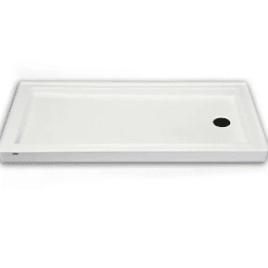 HT-ST60 ACRYLIC SHOWER BASE RIGHT SIDE DRAIN 60" W X 32" D X 5.5" H