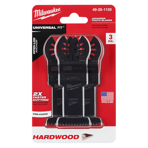 MILWAUKEE 49-25-1133 1-3/8'' HCS JAPANESE TOOTH BLADE 3PK