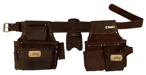 OX TOOLS OX-P263604 Pro 4-Piece Framer's Rig, Oil-Tanned Leather