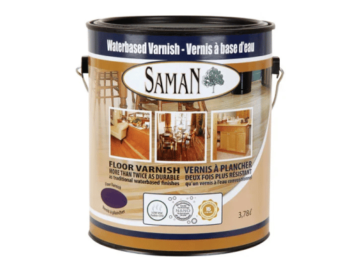 SAMAN WATER BASED SATIN FINISH VARNISH 3.78L 160-031-4L