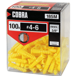 COBRA 367R DRILLER TOGGLE 1/4''X3'' (4) (SO)
