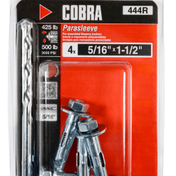 COBRA 444R PARASLEEVE 5/16''X1 1/2'' (4)