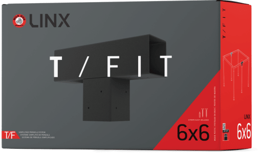 LINX  LX016 T-FIT 6X6 SIMPLIFIED PERGOLA SYSTEM