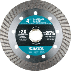 MAKITA 4-1/2'' DMND BLADE TURBO RIM