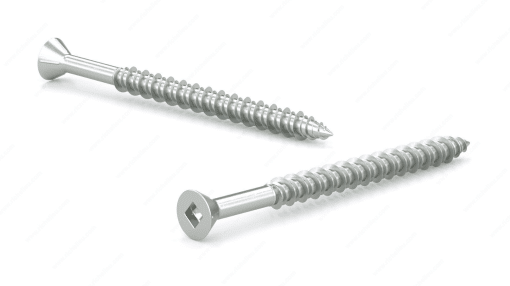 RELIABLE FKNPZ83MR 8X3 ZINC-PLATED WOOD SCREW FLAT HEAD PARTICLE  8 PCS