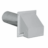 IMPERIAL VT0502 R2 HEAVY DUTY WALL EXHAUST / INTAKE HOOD 5 IN WHITE
