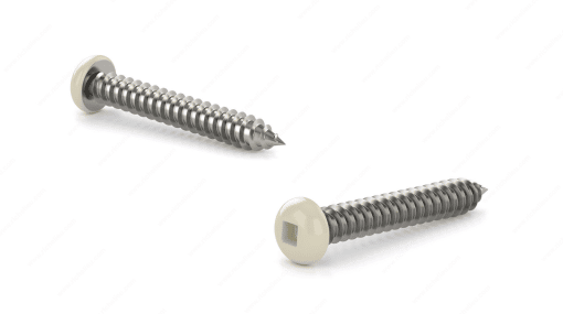 RELIABLE PKAI8114MR 8X1-1/4 PAN SOCKET TYPE A METAL SCREW IVORY 8 PCS