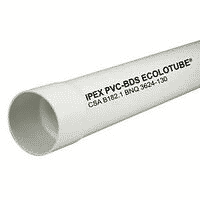 IPEX 3245 4''x10' SOLID PVC SEWER PIPE