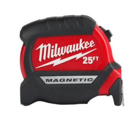 MILWAUKEE 48-22-0325 25' COMPACT MAGNETIC TAPE - 12’ SO