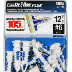 COBRA 071PR WALLDRILLER PLUS #6 + SCR (X12)