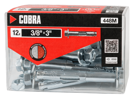 COBRA 448M PARASLEEVE 3/8''X3'' (12)