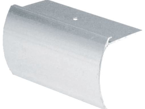 M-D PRO CM2185SCA12 ALUMINUM SCRIBE TO NOSING - SATIN CLEAR ANODIZED (SCA) - 1-5/8 IN. (41 MM) X 12 FT. (3.7 M)