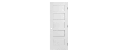 5 PANEL SHAKER HOLLOW DOOR PRE MACHINED 30" X 80" X 1 3/8" LEFT HAND